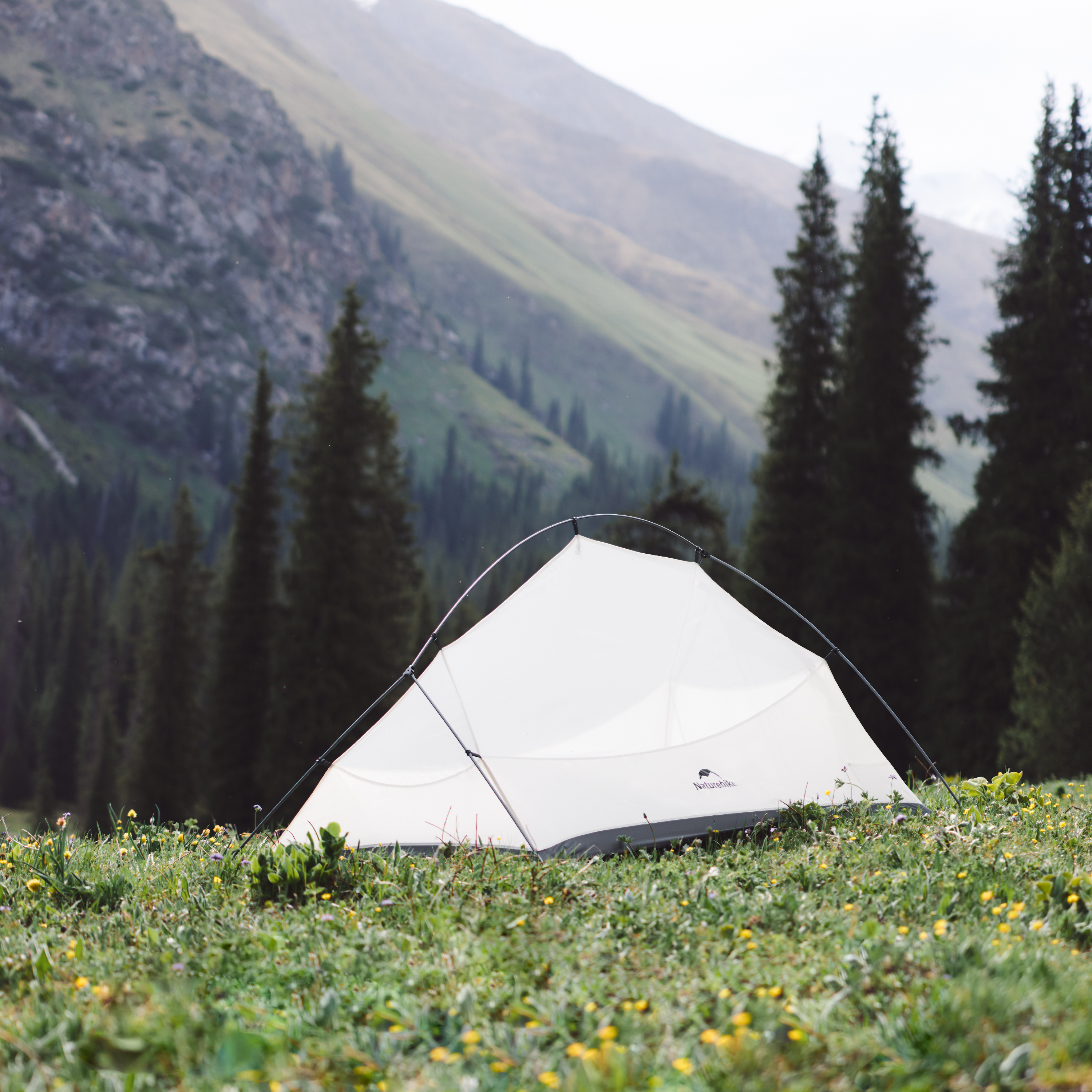 Naturehike ultraľahký stan Cloud Up1 séria Pro 15D 1232g - šedý